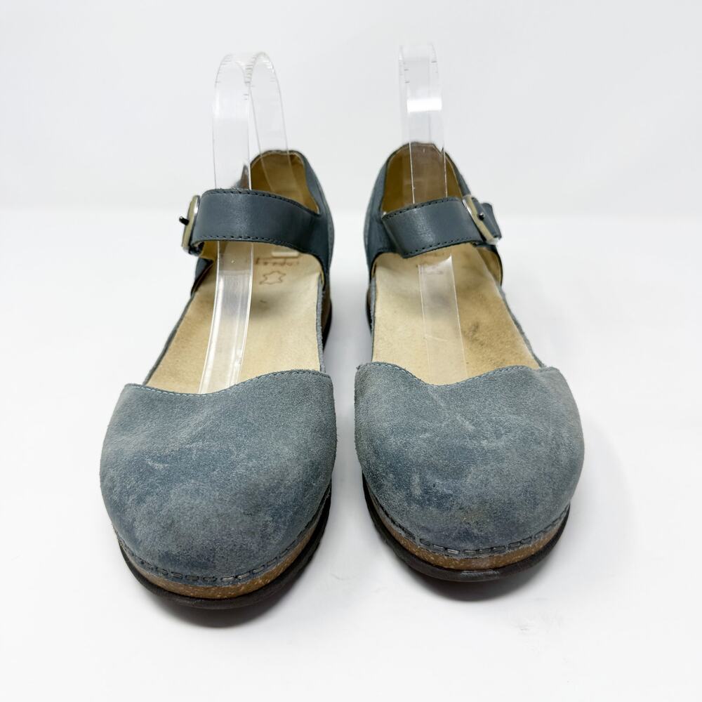 Dansko Gray Suede Closed Toe Sandals Women’s Size EU 39/US Size 8.5-9 EUC - Picture 2 of 8